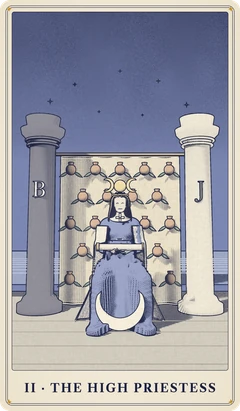 The High Priestess, The Atlas Deck