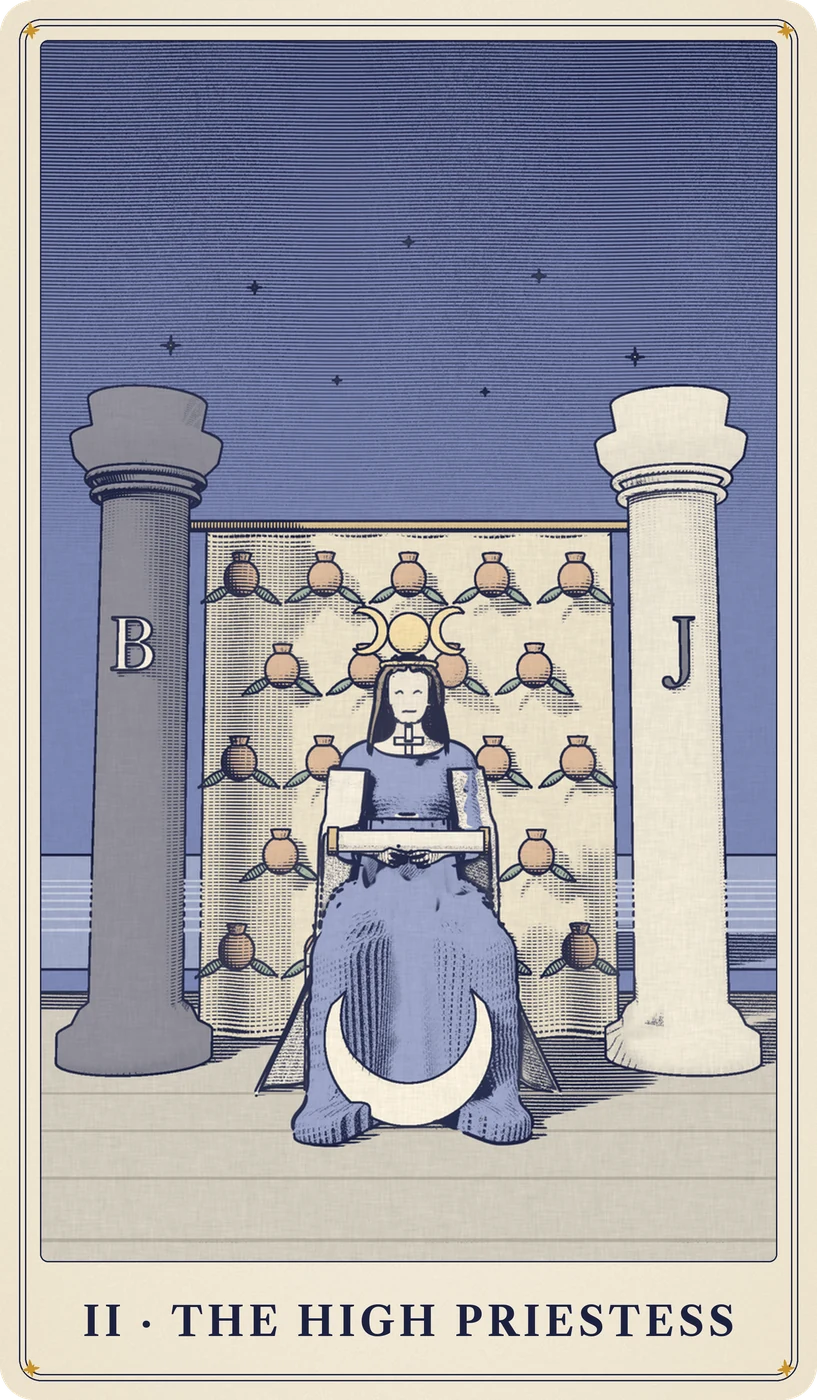 The High Priestess, The Atlas Deck