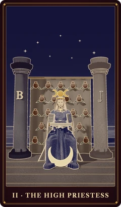 The High Priestess, The Atlas Deck
