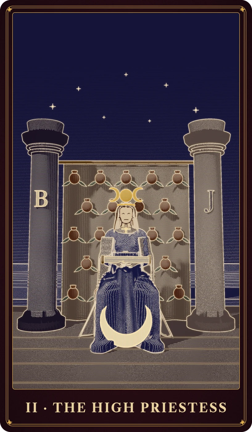 The High Priestess, The Atlas Deck