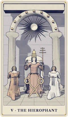 The Hierophant, The Atlas Deck