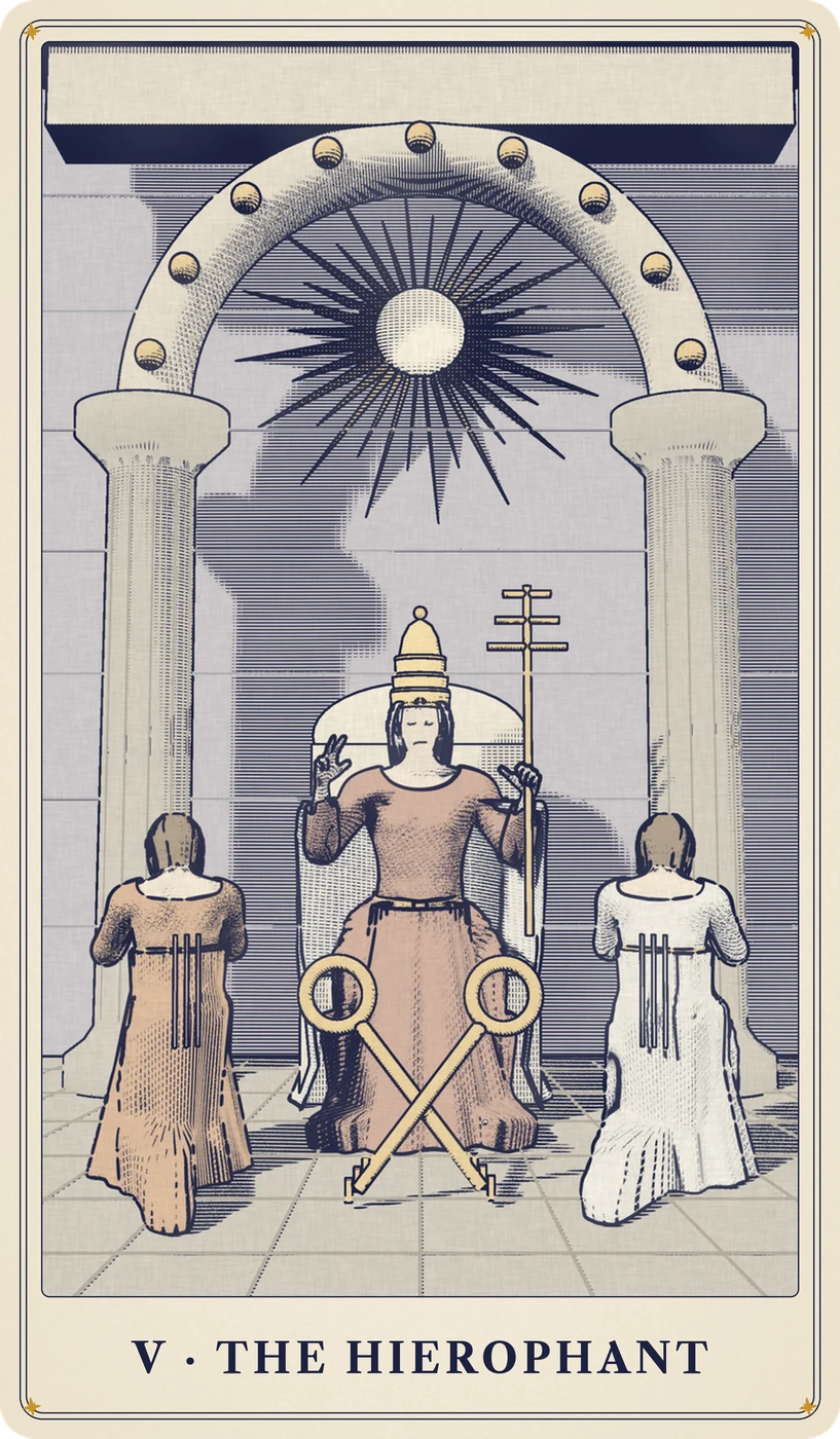 The Hierophant, The Atlas Deck