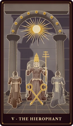 The Hierophant, The Atlas Deck