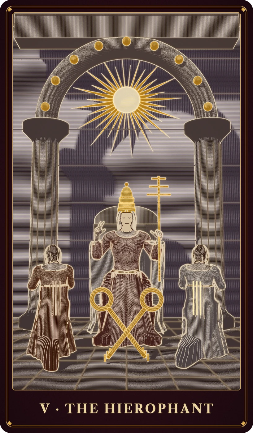 The Hierophant, The Atlas Deck