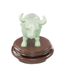 Jade Ox figurine