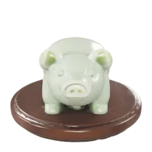 Jade Pig figurine