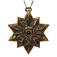 Small brass pendant
